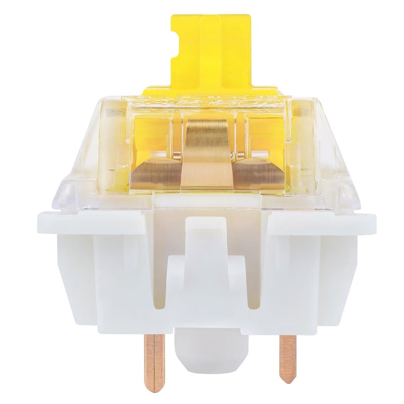 MarsHopper Gateron G Pro 3.0 Yellow Mechanical Switches –32 Pack,Pre-Lubed 3-Pin/5-Pin RGB Linear Switches (50g) - for Gaming & Typing - Image 3